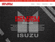 Tablet Screenshot of isuzuravi.com